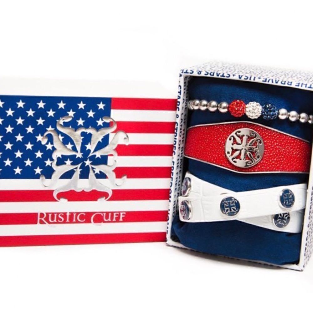 JUNE 2016 Patriotic Cuff of the Month Set!